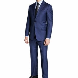Emporio Armani Super 130's Virgin Wool Mens Suit